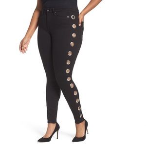 Good American Good Waist Grommet Skinny Jeans